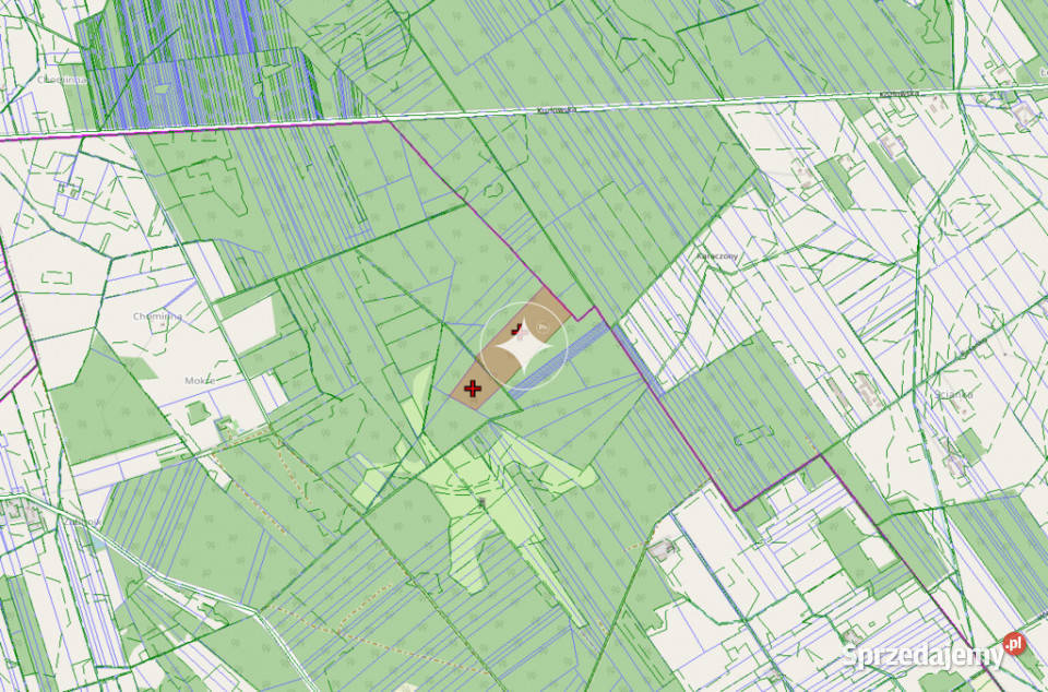 Działki leśne do sprzedaży Mokre gm Rossosz 115m