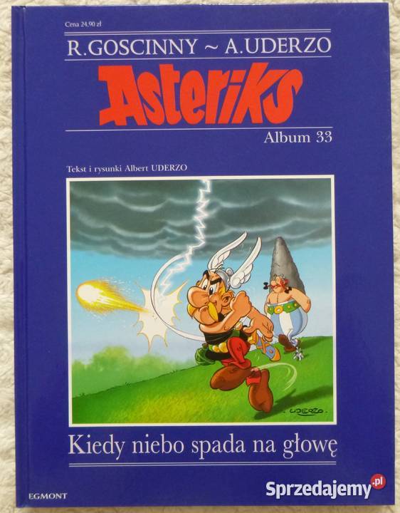 Komiks Asteriks Kiedy niebo spada na głowę album Europejskie mazowieckie Warszawa