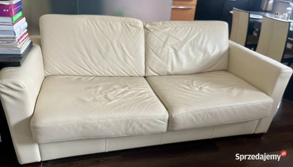 Sofa 3 i 2osobowa skóra rozkładana i z poj na Wrocław