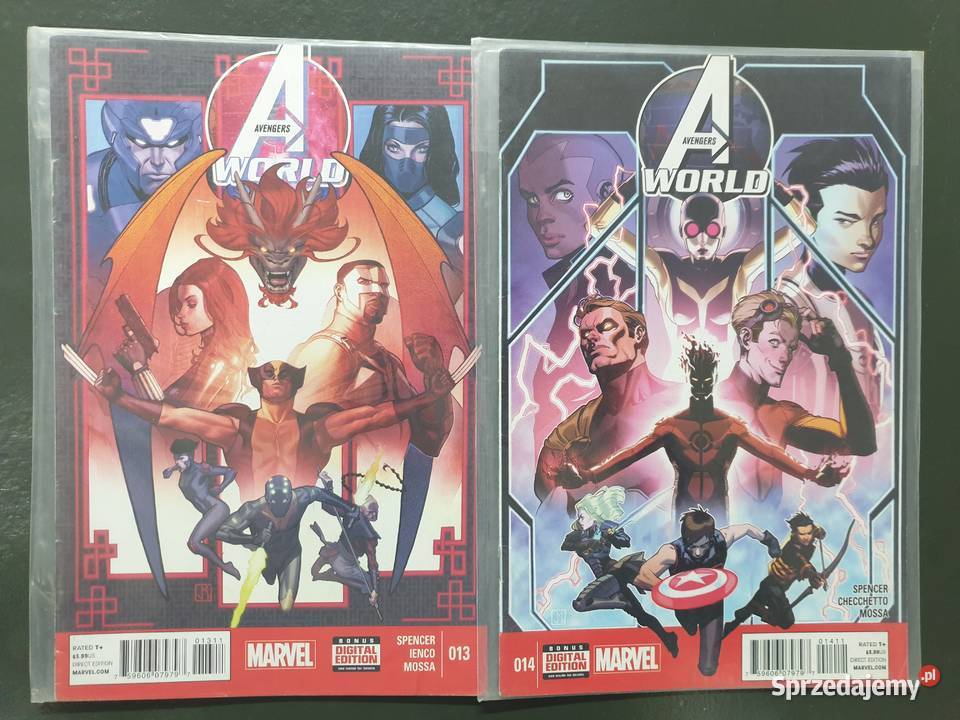 The Avengers zestaw 13 oryginalnych komiksów Gdynia