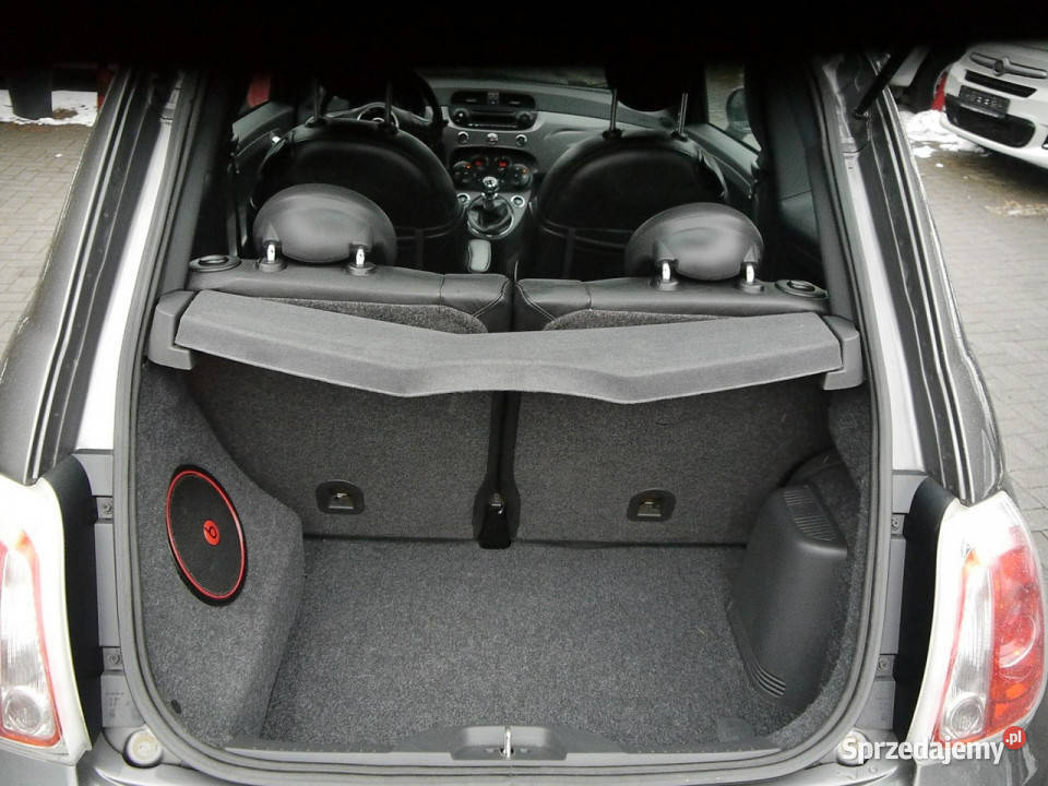 Fiat 500 14t Abarth Skóra Stan b bezwypadkowy z serwisowany w ASO Częstochowa