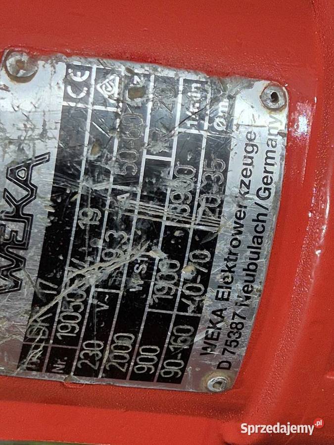 Wiertarka rdzeniowa ręczna WEKA DK 17 Poddębice