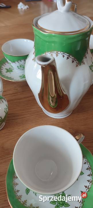 Porcelanowy serwis na 6 osób do kawy Mariell sprzedam