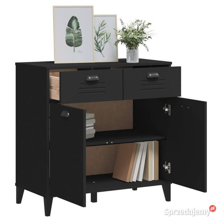 Szafka VIKEN czarna 80x40x80 materiał mazowieckie Warszawa