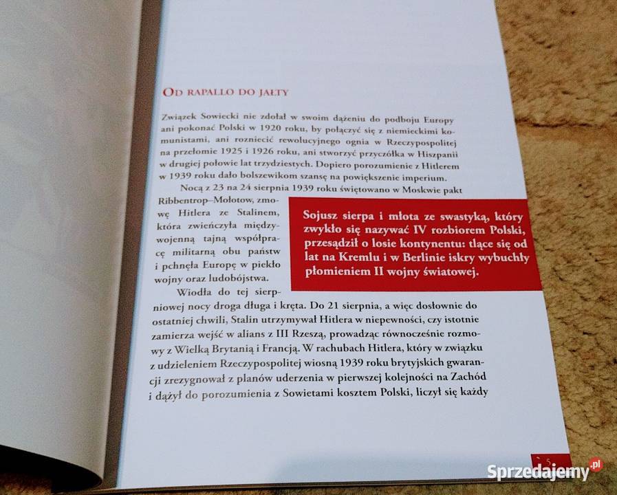 Zmowa 1939 pakt StalinHitler Anna Zechenter miękka Gdańsk sprzedam