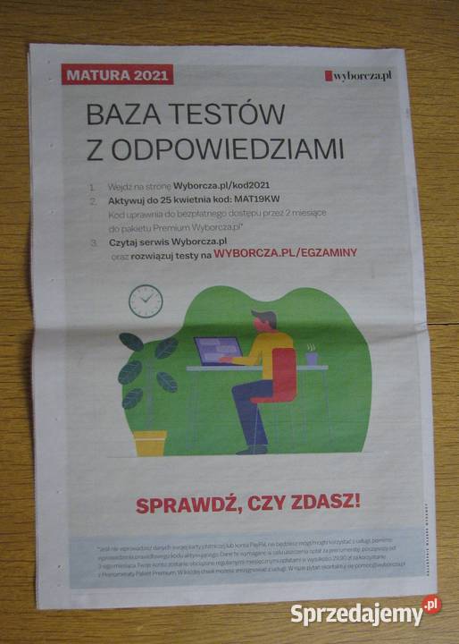 Przykładowy arkusz maturalny z j polskiego G Parczew sprzedam