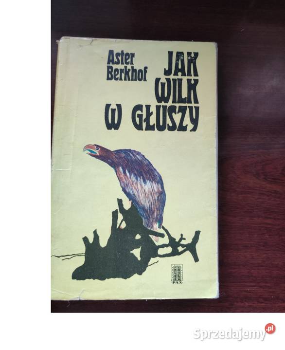wilk w głuszy Aster Berkhof miękka z obwolutą Kielce sprzedam