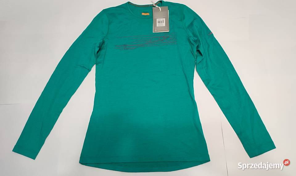 Icebreaker women 200 oasis LS crewe ski stripes