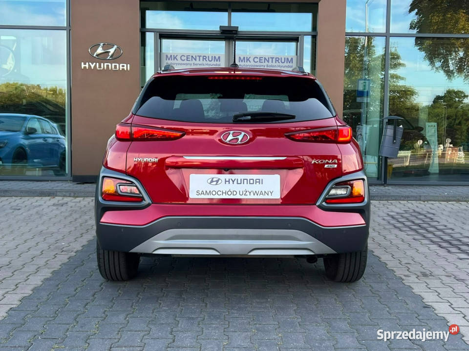 Hyundai Kona 16 TGDI 177 4WD 7DCT Premium Salon światła do jazdy dziennej Samochody osobowe Piotrków Trybunalski