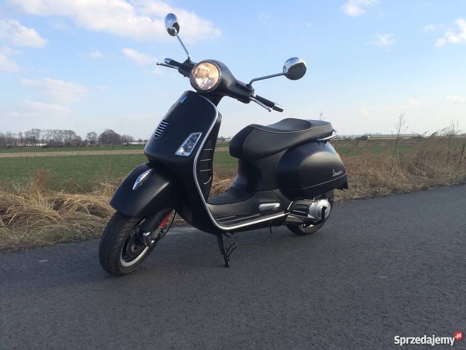 VESPA 125 ie GTS SUPER CZRNY MAT OKAZJA NOWA Gołuchów sprzedam