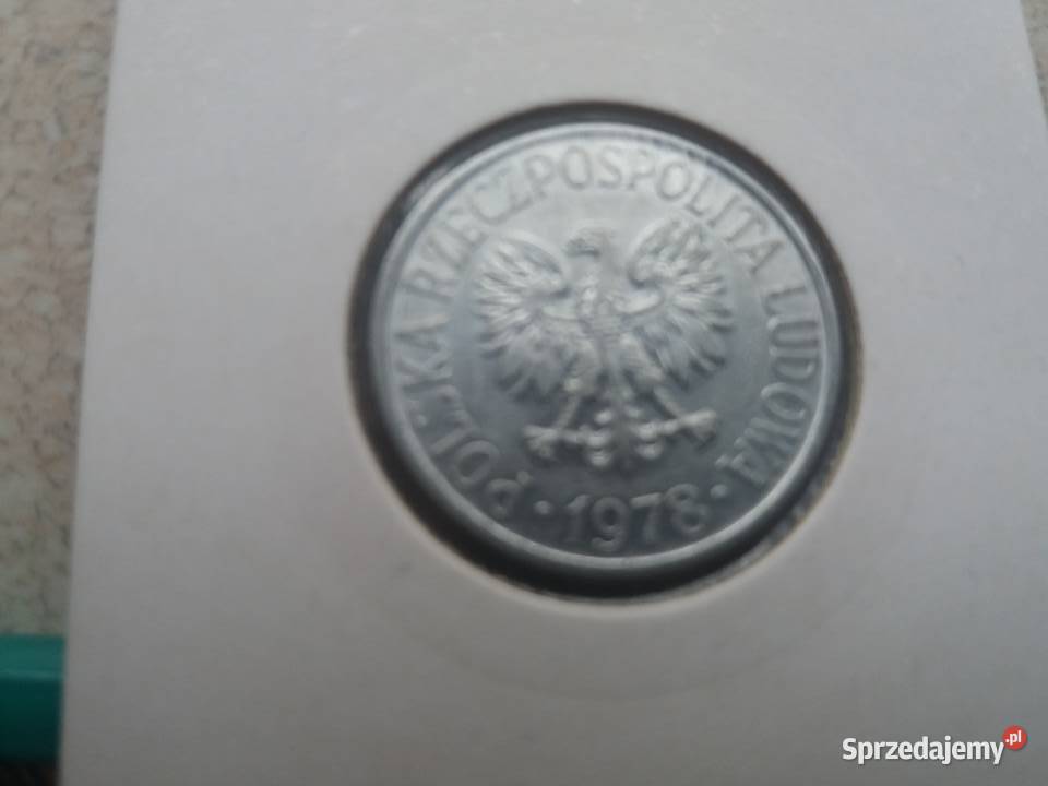Moneta 50 groszy bez znaku mennicy 1978 śląskie Będzin