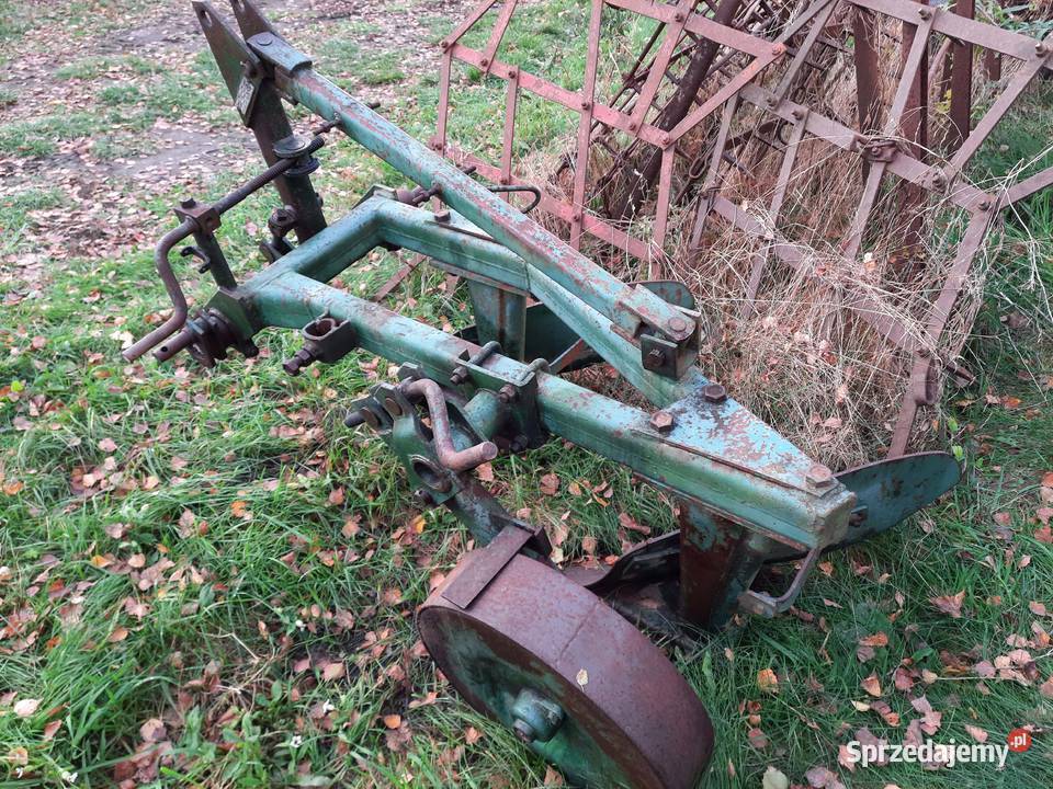 Pług 2 skibowy duży Unia Grudziądz nieuszkodzony Bucze