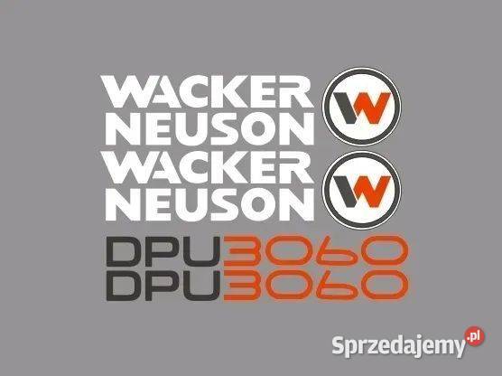 Naklejki oklejenie WACKER NEUSON DPU3060 Janików