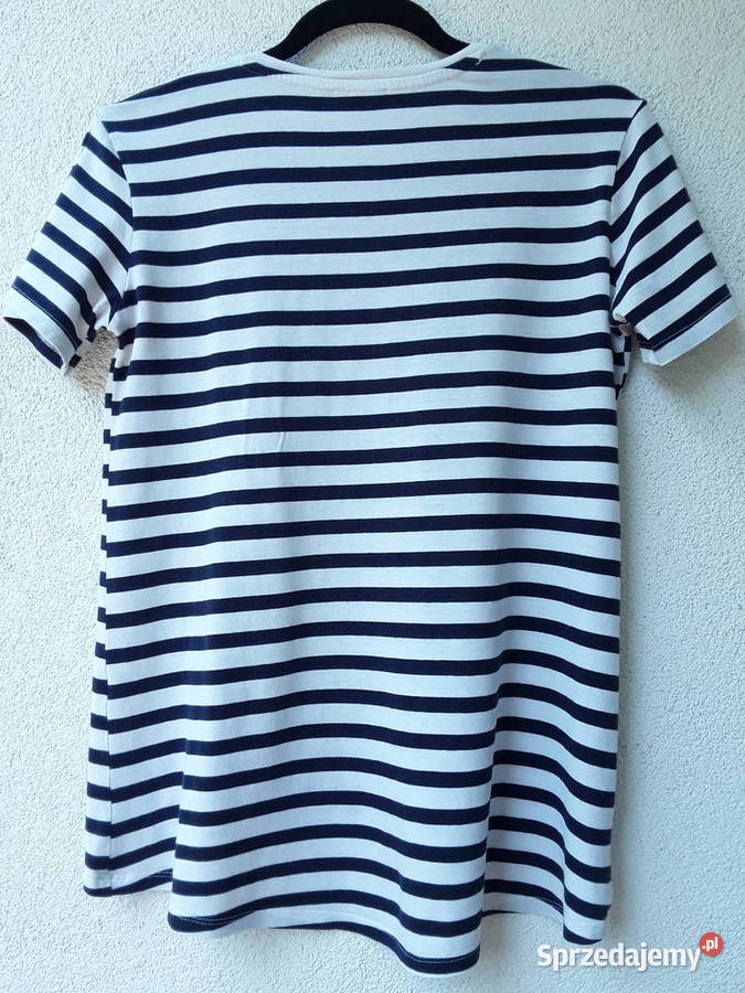 Casualowa bluzka w stylu marynistycznym r S ZARA Warszawa