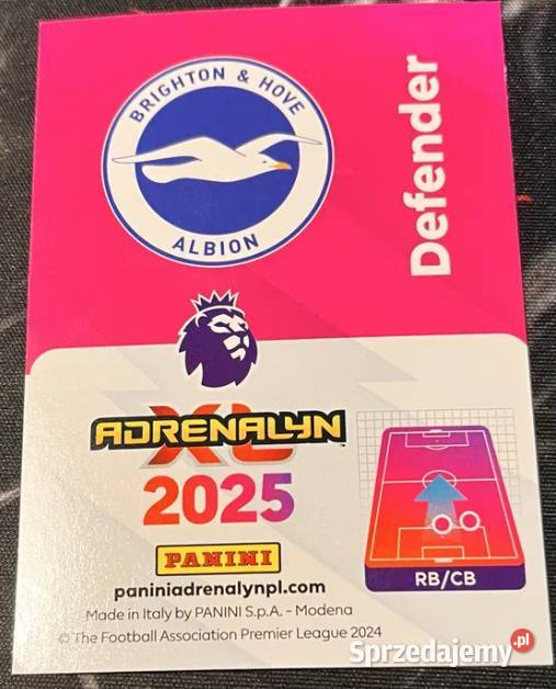 Panini karty piłkarzy Premier League 2025 Kraków