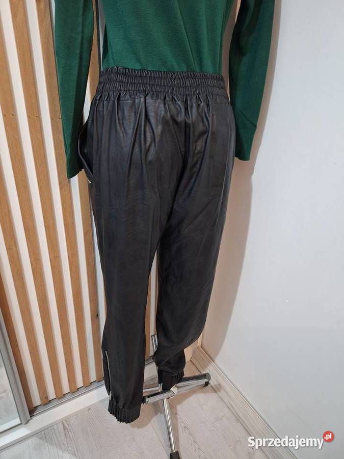 LXL Spodnie eko skórka nowe Frombork