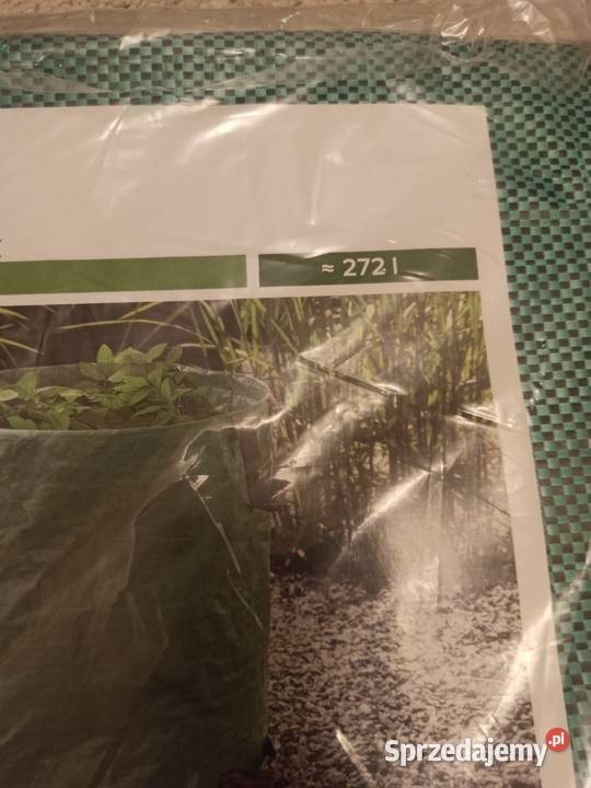 Worek na odpady ogrodowe okrągły ogromny kosz Warszawa