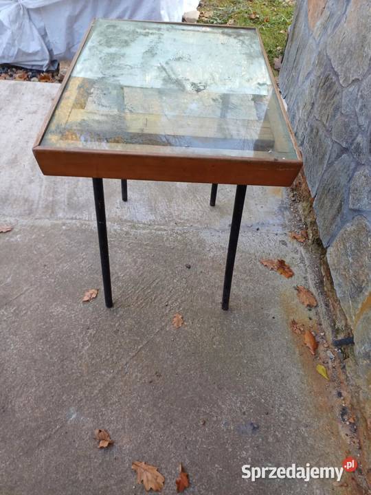 Retro stol 60 lata Czechoslowacja drewniano dolnośląskie Lubań