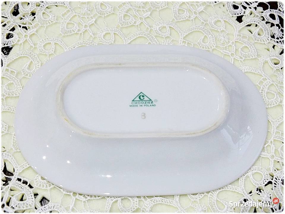 Mały Półmisek Porcelana Chodzież 7080 Talerzyk biały Żary