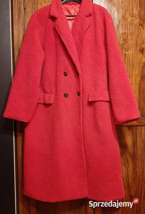 Nowe czerwone jesienne futerkolekkie i ciepłena Warszawa