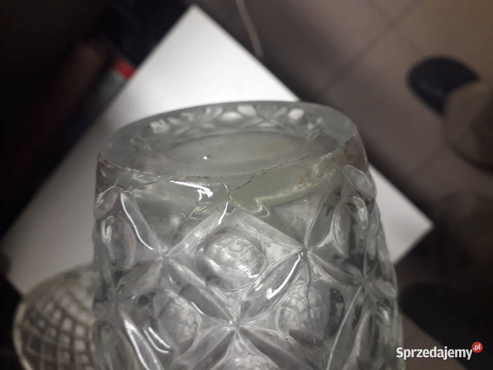 Para wazonów Karo Hortensja vintage Porcelana i szkło Warszawa sprzedam