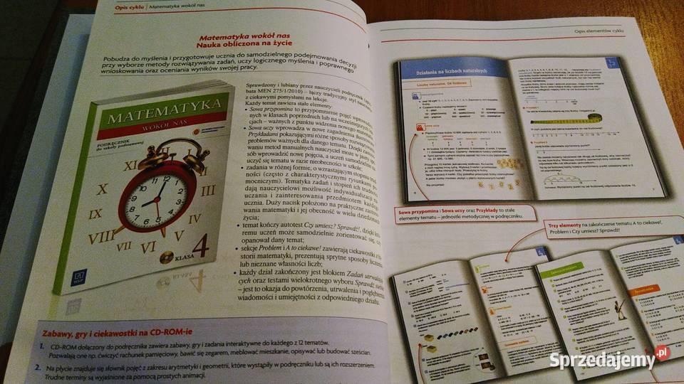 Matematyka Wokół Nas KLASA 4 PORADNIK ISBN 9788302127328 Podręczniki Gdańsk