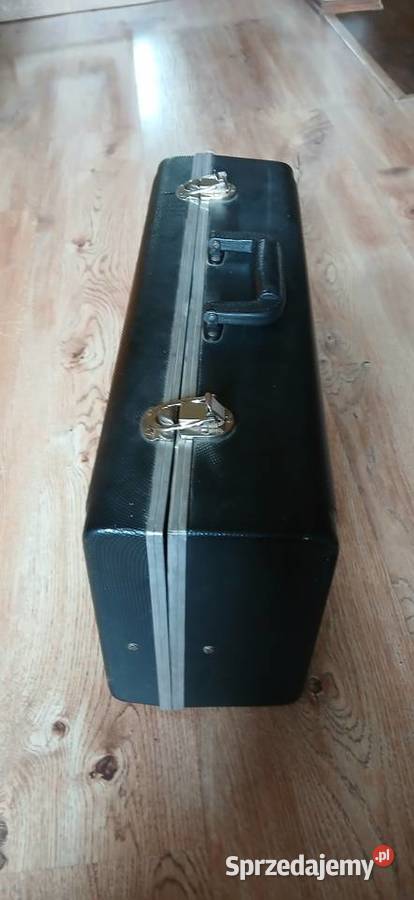 Stary sztywny futerał na trabke drewniane Instrumenty dęte Kraków