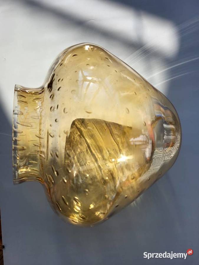 Klosze z czasów PRL lekko żółty miodowy kolor Kraków