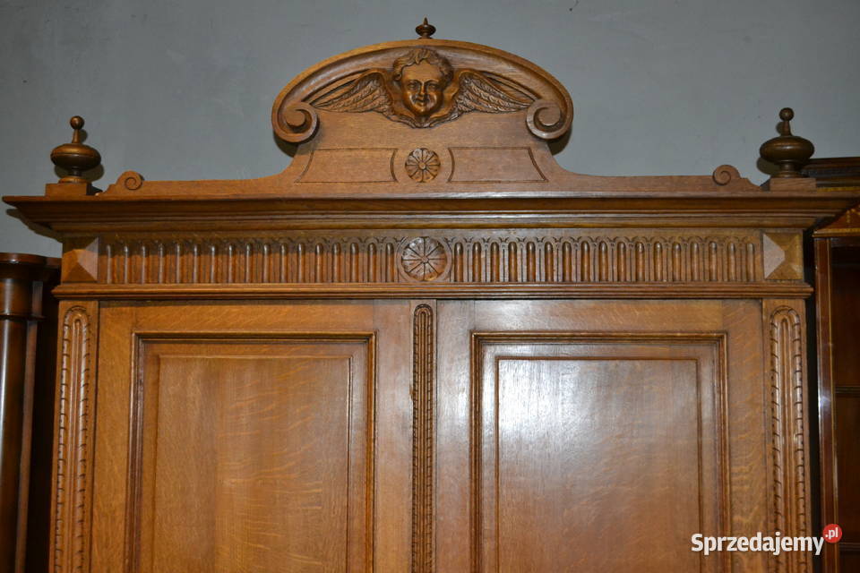 szafa neorenesansowa 1900 dąb Będzin sprzedam
