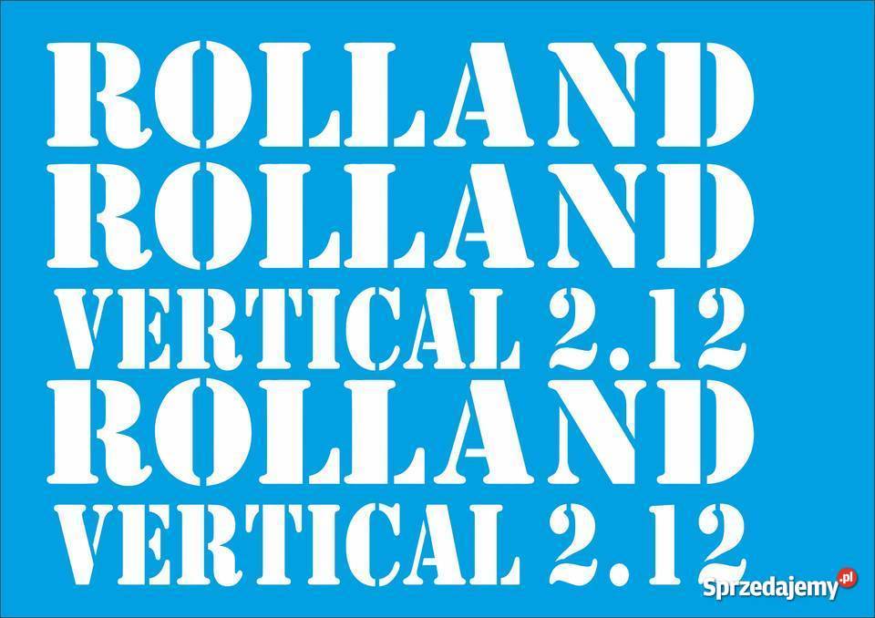 Naklejki Rolland vertical 212 Jeżewo sprzedam