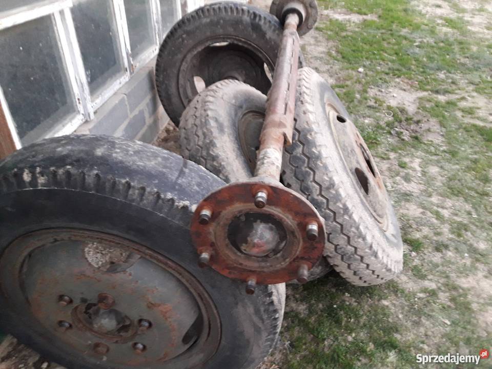 oś do przyczepykoła skrętobrotnica przyczepa Rudnik