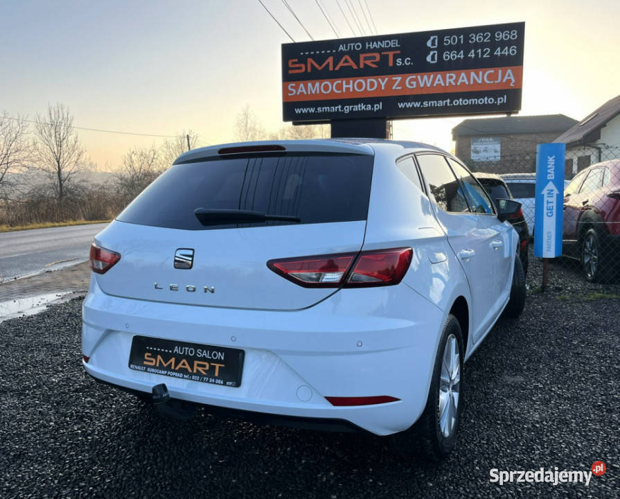 Seat Leon Androidauto Biała Perła Salon 1 Rej komputer pokładowy Rydułtowy