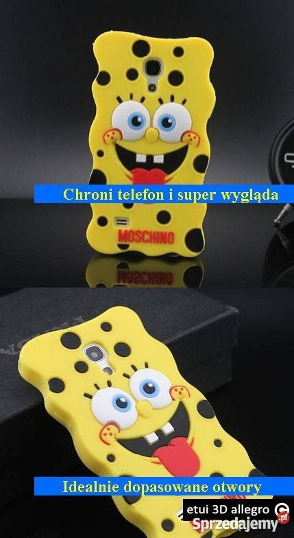 Etui z kreskówki Spongebob Moschino 4 PROMOCJA Pokrowce, futerały i kabury Warszawa