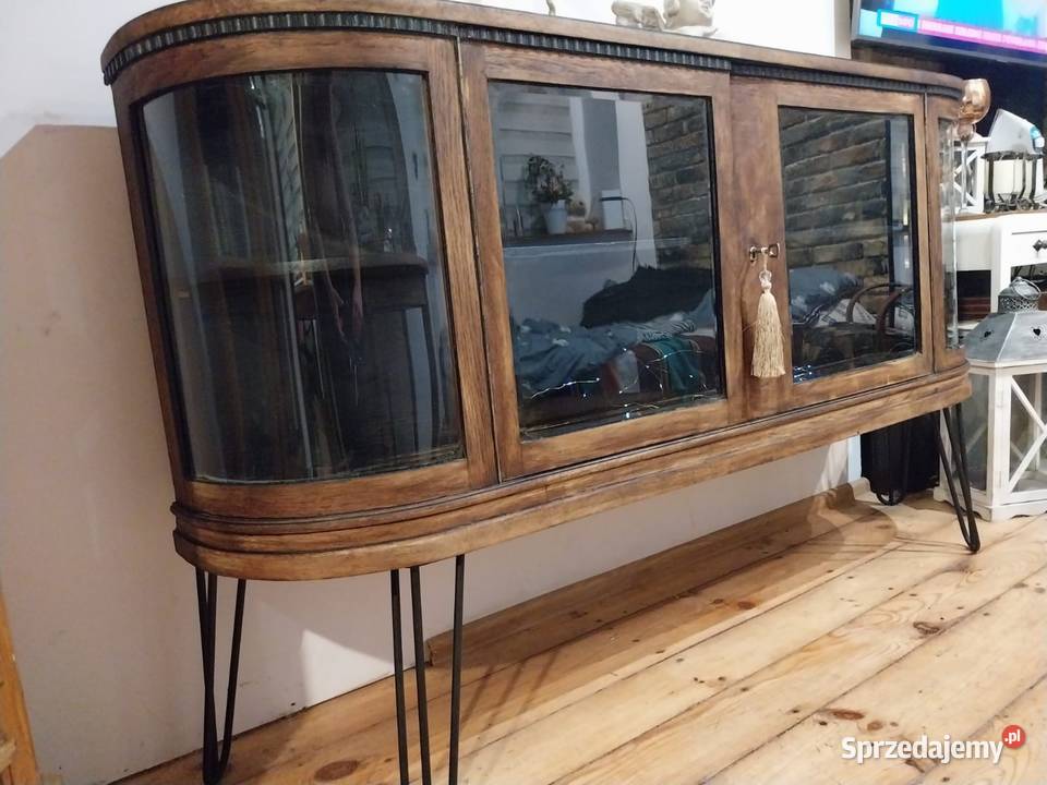 Komoda retro przedwojenna witryna antyk Gdańsk