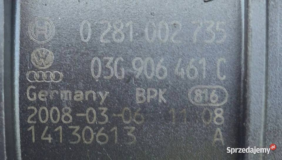 PRZEPŁYWOMIERZ A3 8P GOLF V ALTEA TOLEDO III 20 świętokrzyskie