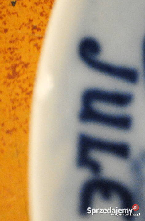 Talerze kobaltowe Sceny biblijne Mała Karczma