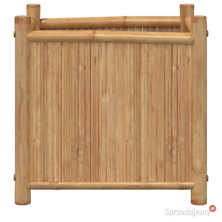 vidaXL Donica 50x50x50 bambusowaSKU366465 Pozostałe