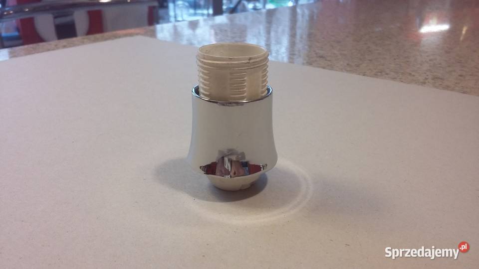 Nakrętka na oprawkę E14 pierścień wysoka odcienie szarości