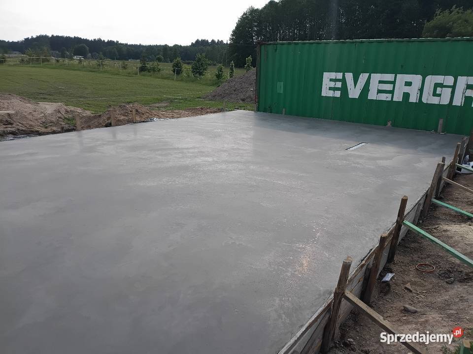 Posadzki przemysłowe Zacierane Agregat 15 lat Wylewki podłogowe, posadzki Białystok usługi budowlane