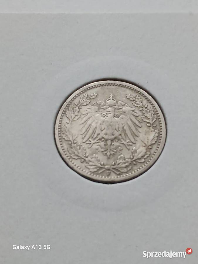 12 Marki Prusy 1906 r 1 mennica F Konin