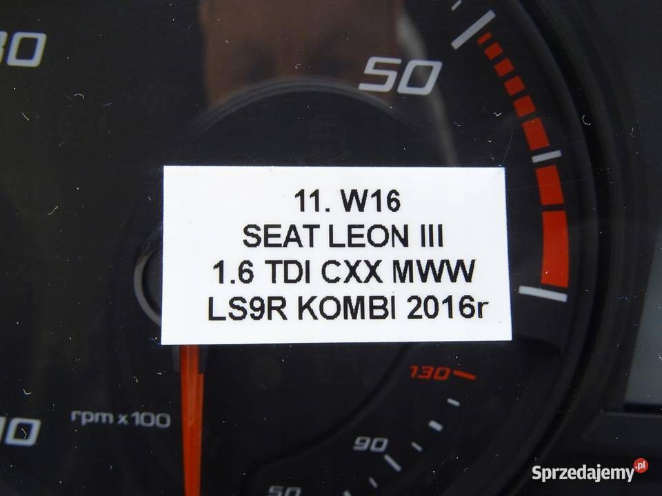 LICZNIK ZEGARY SEAT LEON III 16 TDI 5F0920963C osobowe sprzedam