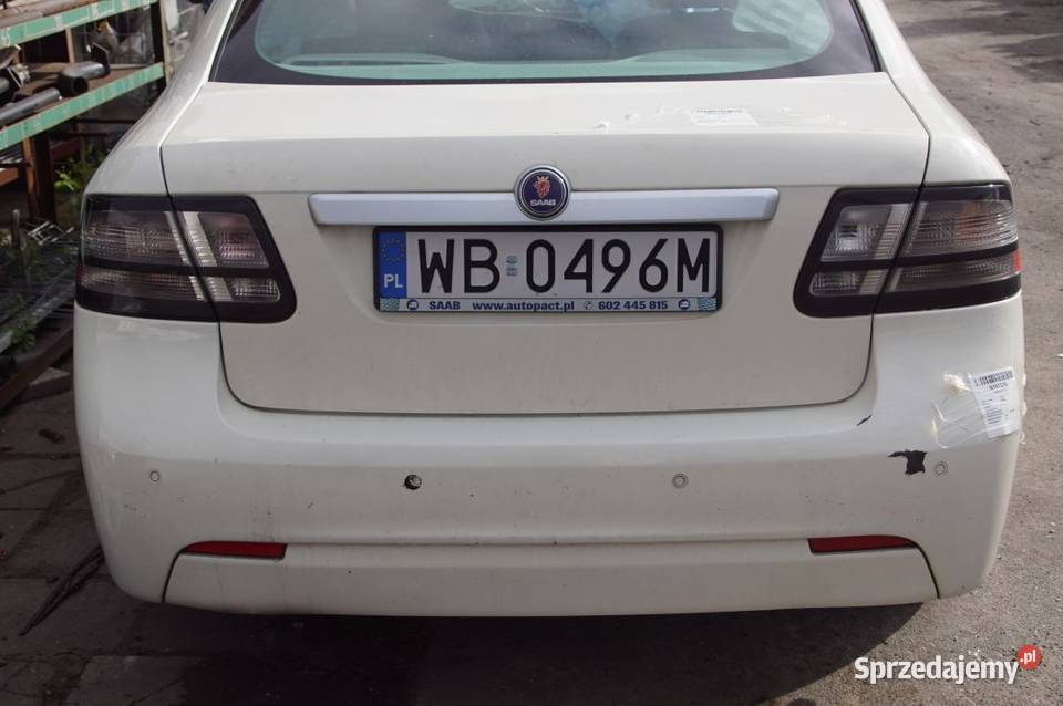 ZDERZAK TYŁ SAAB 93 283 osobowe kujawsko-pomorskie Lipno