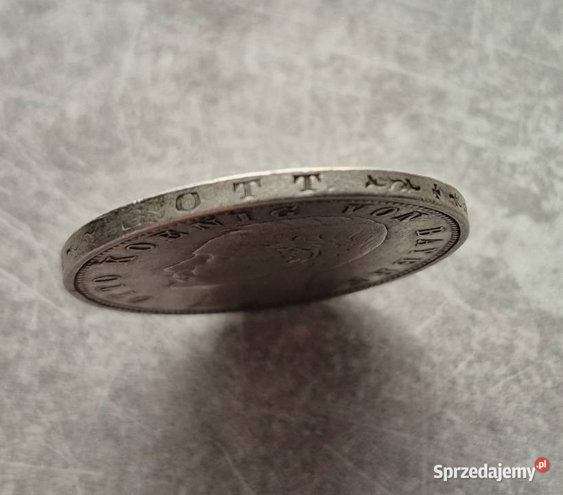 3 NIEMCY BAWARIA srebro 5 Marek 1898 r D Wola Kruszyńska sprzedam