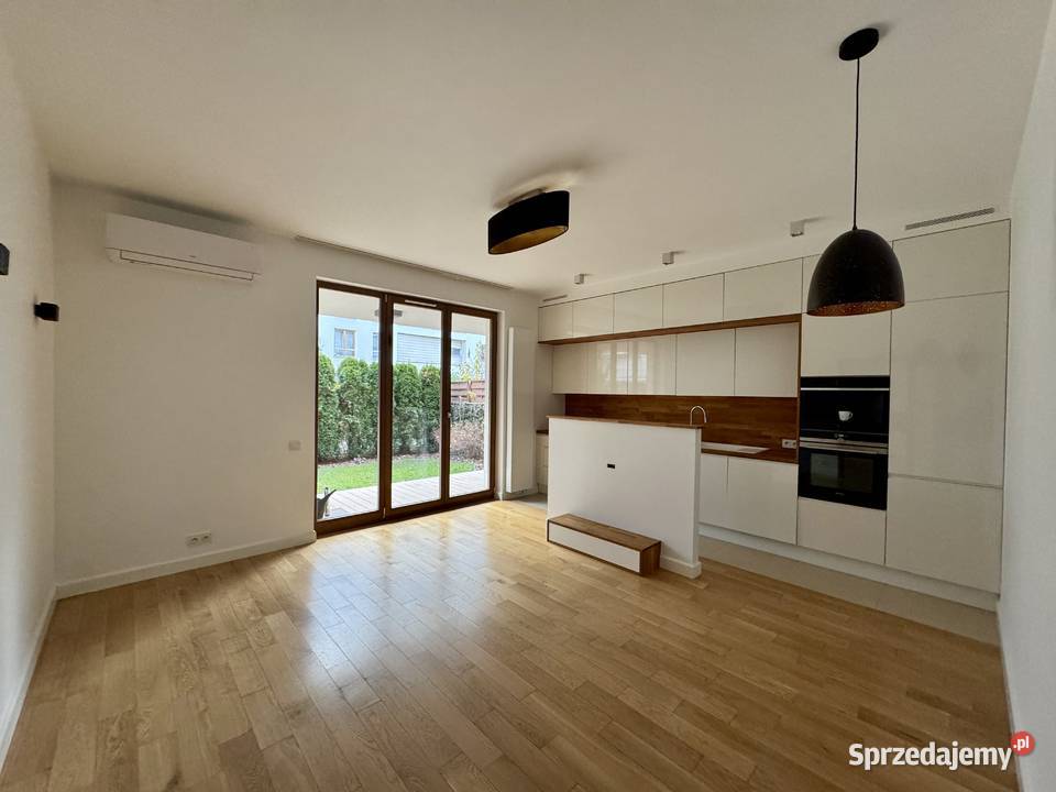 Apartament 4 pokoje z ogródkiem rozkład Warszawa