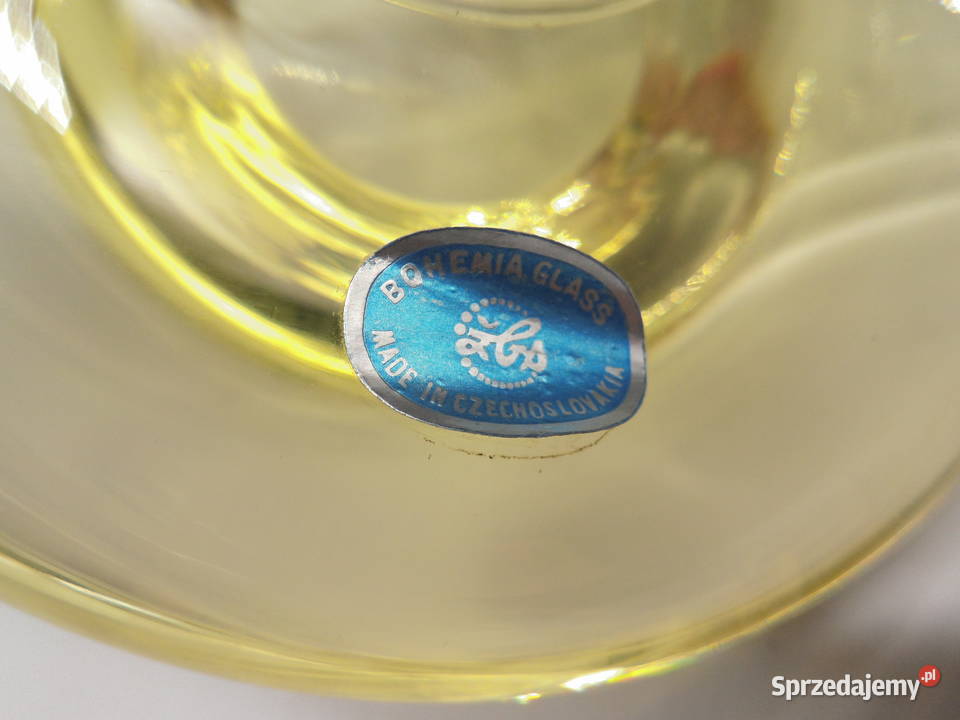 Popielnica Misa Szkło Hutnicze Miloslav Klinger Porcelana i szkło Raszków sprzedam