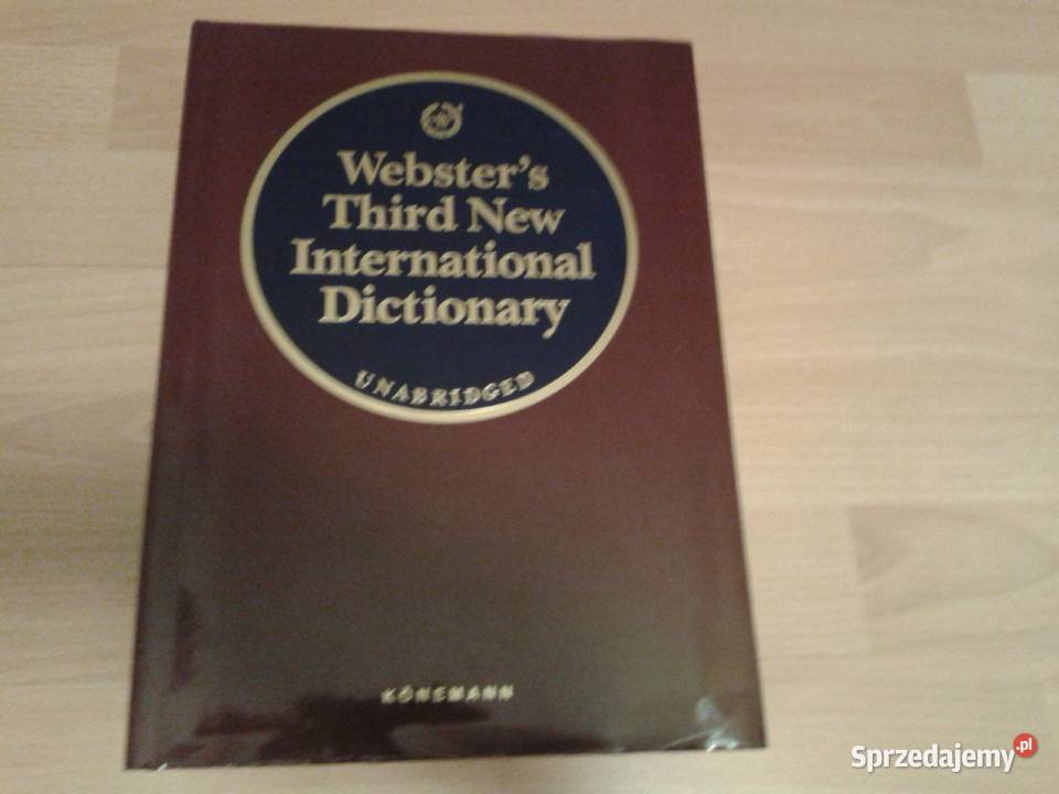 Słownik angielski Websters Third International twarda Sosnowiec