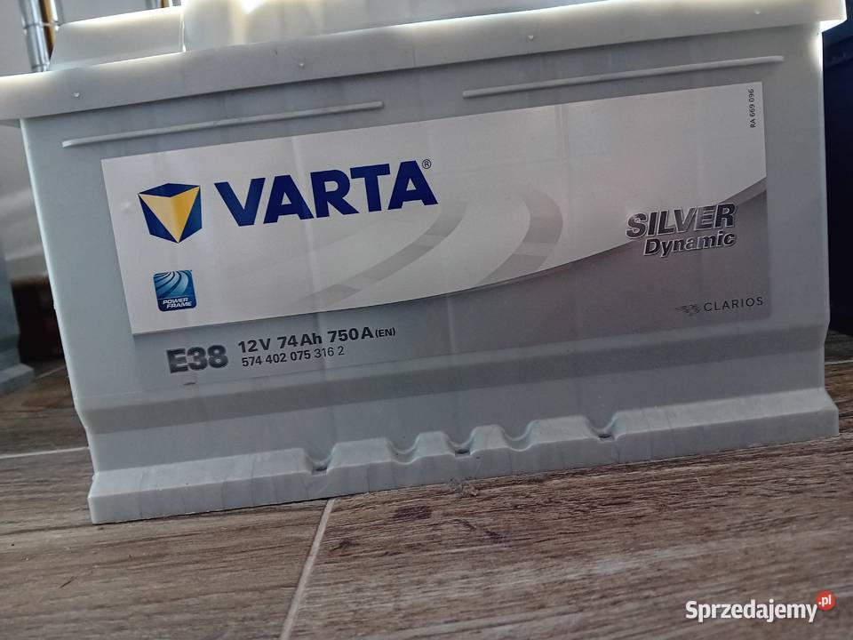Akumulator VARTA Silver Dynamic E38 74Ah 750A EN Pozostałe łódzkie Radomsko