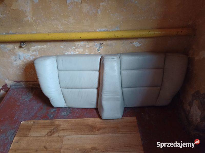 BMW E36 CABRIO KANAPA TYLNA SKÓRA NA ZAGŁÓWKI Chorzów