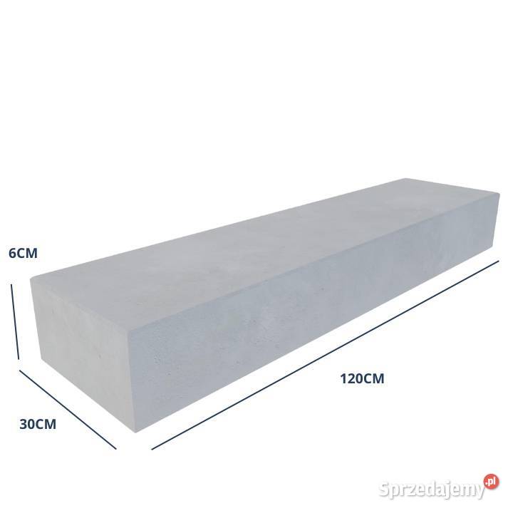 STOPIEŃ Betonowy 120X30 16 GRUBOŚCI Beton Gdów