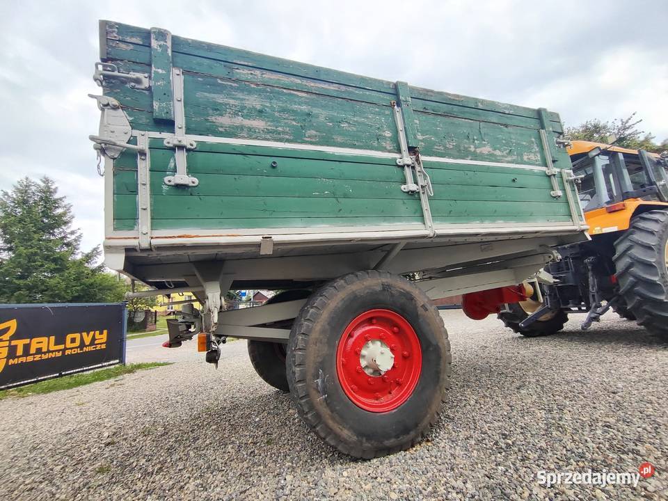Przyczepa rolnicza jednoosiowa 6T 3 stronny Zamość